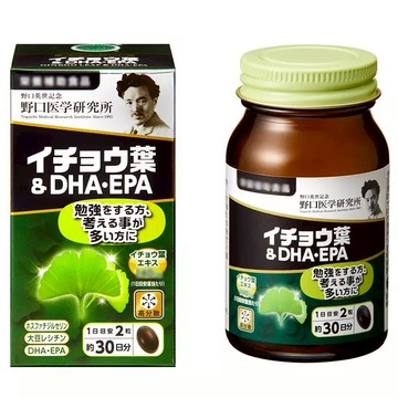 日本產地直送🚀台灣現貨免運 日本 野口醫學研究所 銀杏 EPA&DHA綜合錠 30日份/60錠