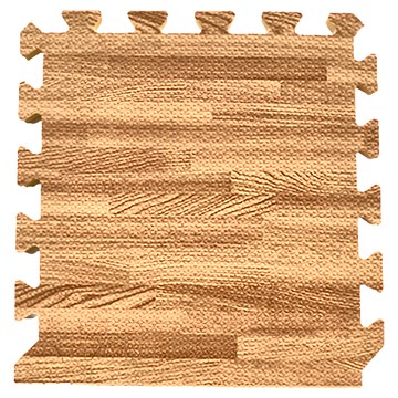 時尚北歐風超厚巧拼地墊 淺木紋 16片 EVA材質  30 x 30 x 2cm