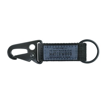 Matchwood Military KeyHolder 軍用勾扣鑰匙圈 黑底藍標款 官方賣場