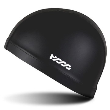HOOG 兒童聚氨酯塗層泳帽 SUC239  1個  周长 44cm  黑色的