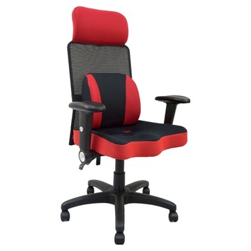 舒適電腦椅 台灣製 EH-03D  67 x 49 x 115cm  紅色  1個