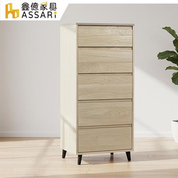 【ASSARI】安琪2尺五斗櫃(寬61x深41x高126cm)