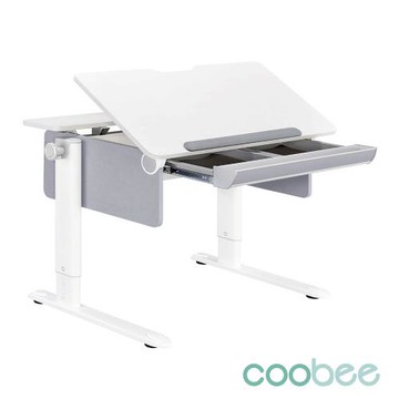 【SingBee 欣美】寬93cm CB-501 雙板型成長機能桌(書桌 兒童書桌 升降桌)