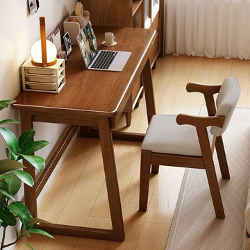 附發票 免運 全實木桌子 書桌 學習桌 45公分60公分簡易電腦桌 小戶型桌子 辦公桌 學習桌 長條桌子 桌椅