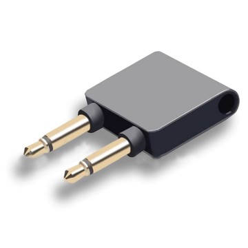 鍍金航空耳機轉換插頭【M98】合金款 轉換頭 音頻轉接 航空耳機