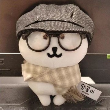 13cm自嘲熊娃衣方大同帽子眼鏡可愛棉花娃娃冬季娃娃圍巾配飾便宜