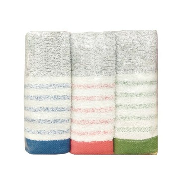 【台灣製】竹碳運動毛巾 3入