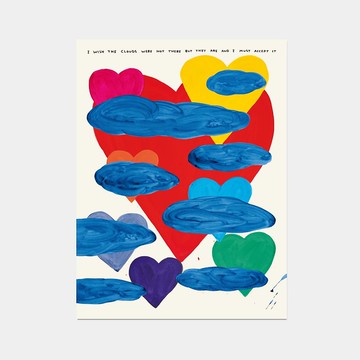 【藝術掛畫】David Shrigley | 我希望雲不在那裡