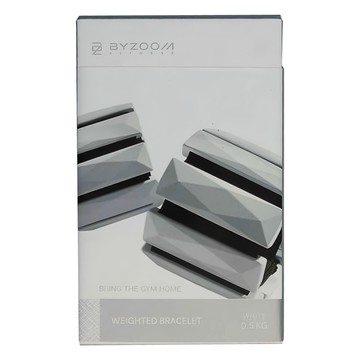 BYZOOM FITNESS 重量手環 0.5kg  70.8 x 335mm  白色  1組