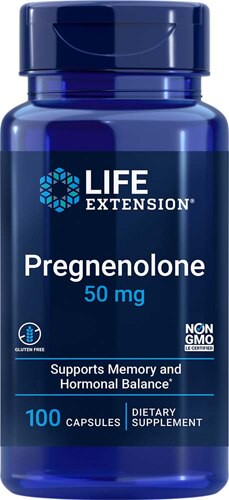 Life Extension Pregnenolone 50 mg - 100 Capsules