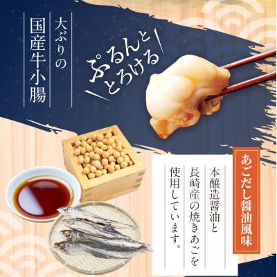 ふるさと納税 古賀市 博多もつ鍋 あごだし醤油味 1〜2人前