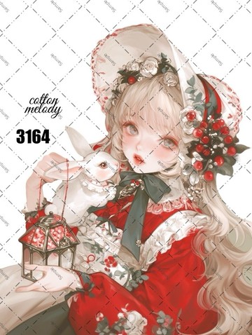 original sticker no.3164 人物貼紙 原創貼紙 原創人物貼紙 裝飾貼紙 cotton melody