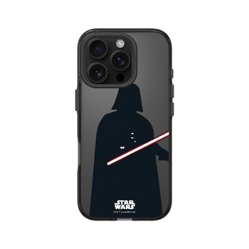 iPhone 16 Pro Clear 酷墨灰 - 迪士尼-星際大戰 Star Wars - 黑武士-剪紙系列