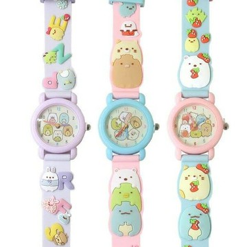 【全館95折】角落生物 兒童手錶 矽膠 PVC 可愛 角落小夥伴 日本正版 該該貝比日本精品