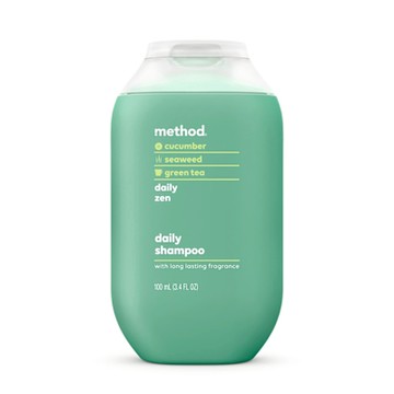 Method美則感官洗髮精 綺綠賦活100ml 旅行 運動 健身 露營 登山 瑜珈