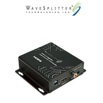 WAVESPLITTER 威世波 HDMI 2.0 4K@60Hz 音源分離 / 嵌入轉換器(WST-PCV001)