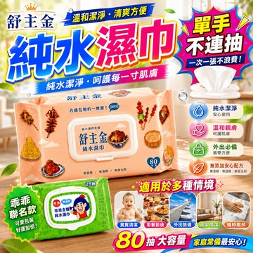 舒主金純水濕巾 淨新濕紙巾 棠品居加厚溼紙巾 純水濕紙巾 無香精濕紙巾 濕巾 濕紙巾