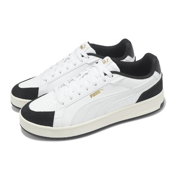 休閒鞋 Court Classico Sport 男鞋 白 黑 復古 皮革 低筒 40073101