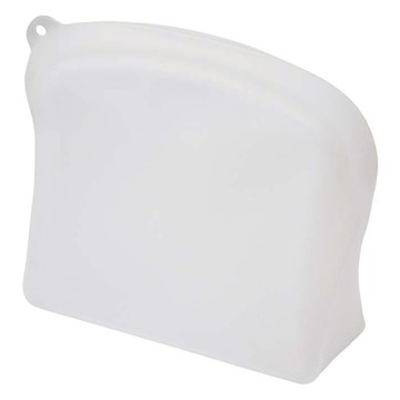 PEARL LIFE 珍珠金屬 透明矽膠拉鍊袋 帶摺邊 HC-253  1.8L  1個