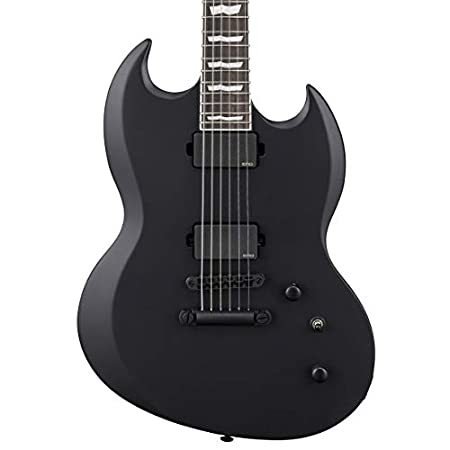 （新品） ESP LTD Viper-400 Baritone Electric Guitar, Black Satin