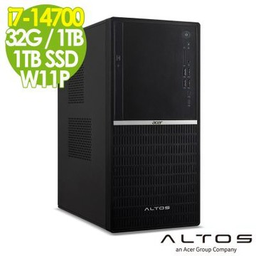 Acer 宏碁 Altos P130F9 商用工作站 (i7-14700/32G/1TB+1TB SSD/W11P)