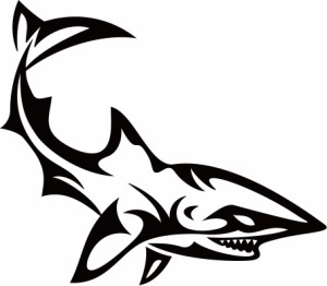 カッティングステッカー シャーク Shark サメ 鮫 トライバル 7 右向き 車 バイク カッコイイ ワンポイント カスタム 通販 Lineポイント最大1 0 Get Lineショッピング