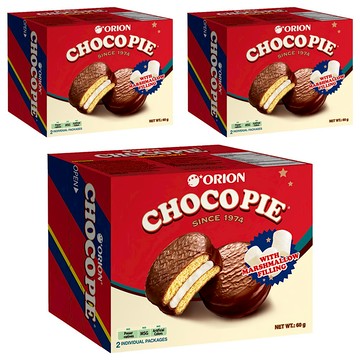 ORION 好麗友 巧克力派  60g  3個
