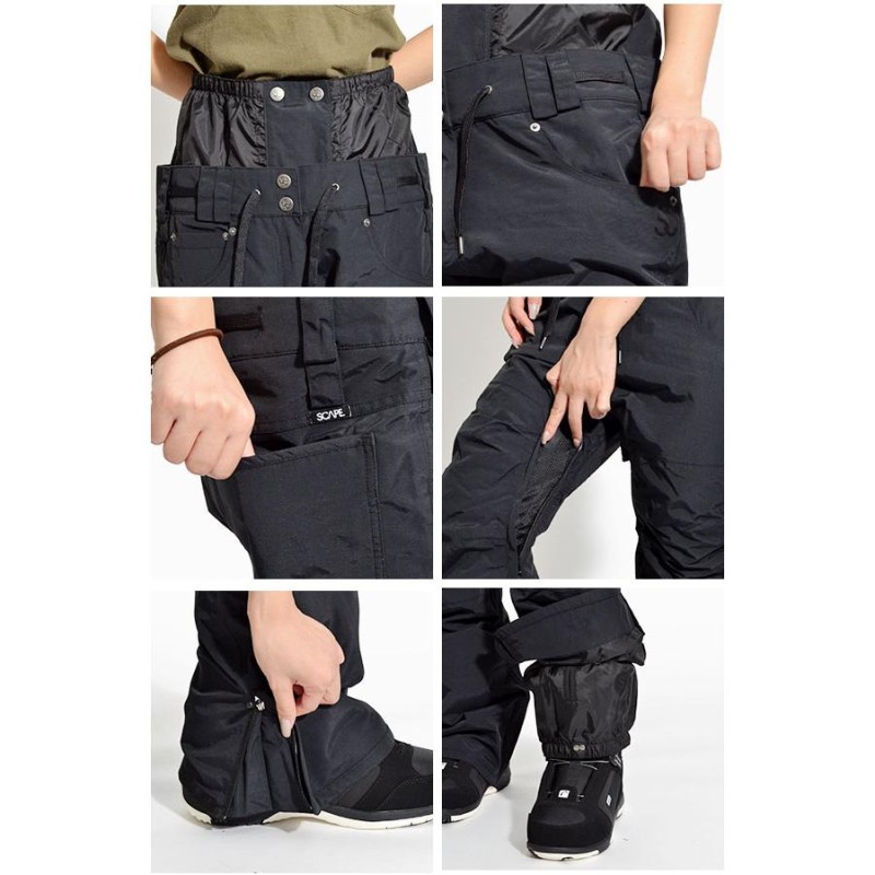 半額 55%off スノーボードウェア SCAPE エスケープ CELES PANTS