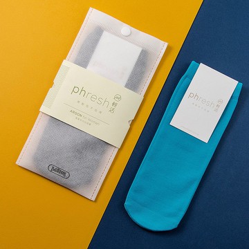 雅著 Argon - 女輕活短襪 - 瑩藍