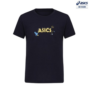 ASICS 亞瑟士 童 短袖上衣 男女中性款   亞洲版型 訓練上衣 2034A989-400