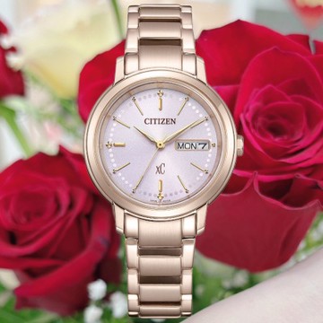 CITIZEN 星辰 xC系列 Hebe田馥甄廣告 簡約時尚 光動能腕錶 EW2426-54X 禮物