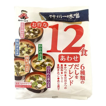 味噌 一休綜合12入味噌湯216g
