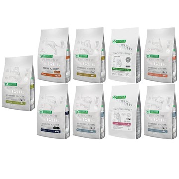 NATURE'S PROTECTION 【3入組】-＜亮白/亮毛＞無榖配方犬糧 0.4kg (狗主食/狗乾糧/狗飼料)
