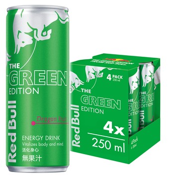 Red Bull 紅牛火龍果風味能量飲料 250ml 4入組