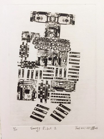 原作版畫 -Energy robot I- 葉慧琪