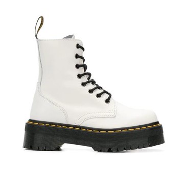 馬丁靴女真皮固特異8孔馬丁靴