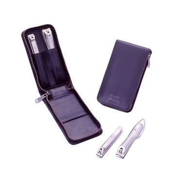 日本綠鐘匠之技鍛造鋼指甲刀2件組旅行隨身包(G-3101)