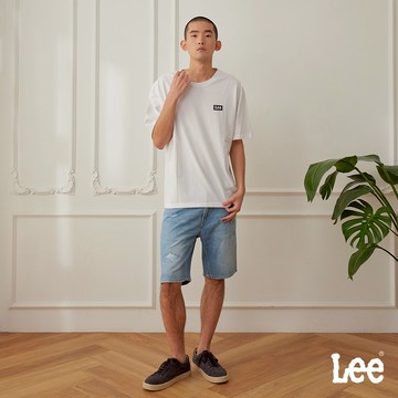 Lee 902牛仔短褲 男 中藍洗水 LB522006920