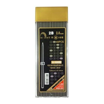 【巨倫】 A-1609 電腦閱券筆2B筆芯  工程筆專用    40支入/盒【APP滿額下單4%點數(單一帳號最高1000點)】7/31止