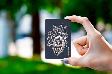 【動物寫真設計款】森林萬獸款名片(直式)(贈鑰匙圈)