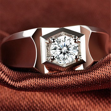 隔日到貨 Lamborghini  2克拉 莫桑鑽 八心八箭 奧地利水晶鑚 可調式戒圍 不退色170