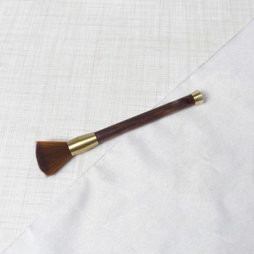 李的綠意花園 葉片清潔刷 軟毛刷 花梨木 黃銅 植物保養工具