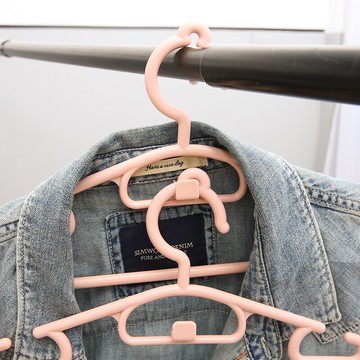 家用多功能曬衣架衣服撐子塑料晾衣架衣架子衣掛衣服架掛衣架衣撐1入