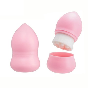 SAND BEAR 葫蘆型洗臉按摩刷 X-063 /觸感舒適【官方旗艦館】