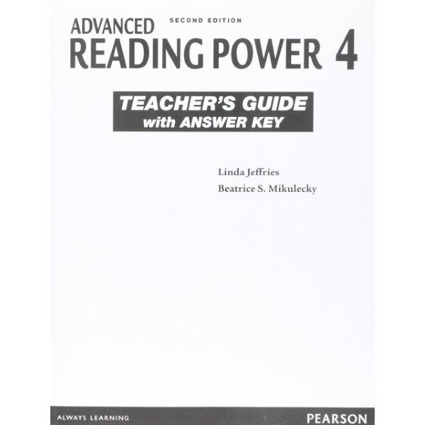 Advanced Reading Power 2nd Edition Teacher s Guide with Answer Key