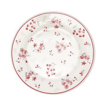 丹麥GreenGate Emberly white餐盤20.2cm