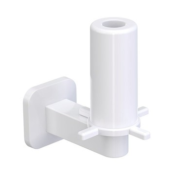 Time Leisure 廚房衛浴廁所直立式無痕貼衛生紙巾架 型號182108B ABS塑膠  1個  白色