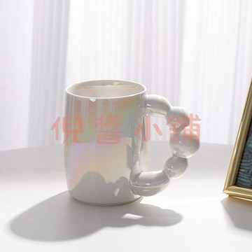 馬克杯輕奢創意葫蘆馬克杯美甲拍照設計辦公室大容量咖啡杯高級絕美杯子【倪醬小鋪】