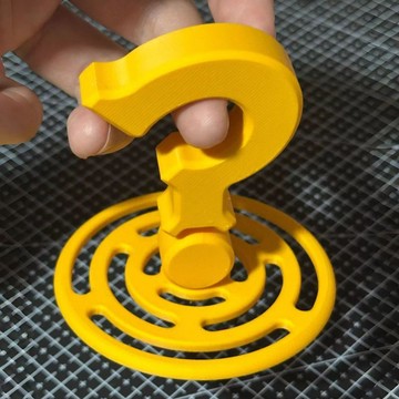 桃園出貨🍂地漏【敵人已不見蹤影】問號地漏英雄聯盟標記3d打印過濾網蓋抽象
