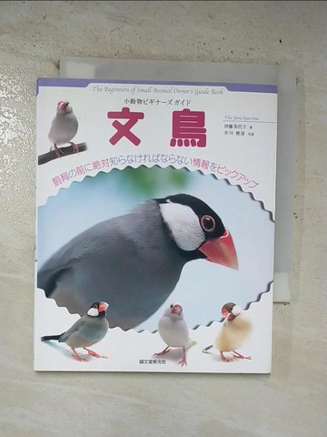 【書寶二手書T2／動植物_TP4】小動物????????文鳥_日文_伊藤美代子